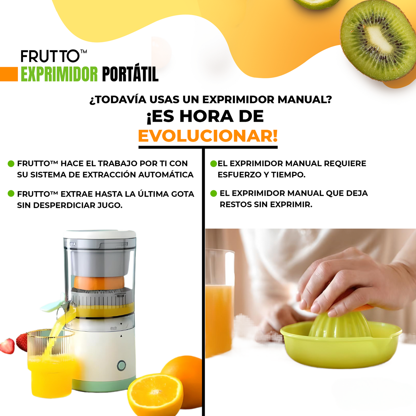 Frutto™ Exprimidor portátil