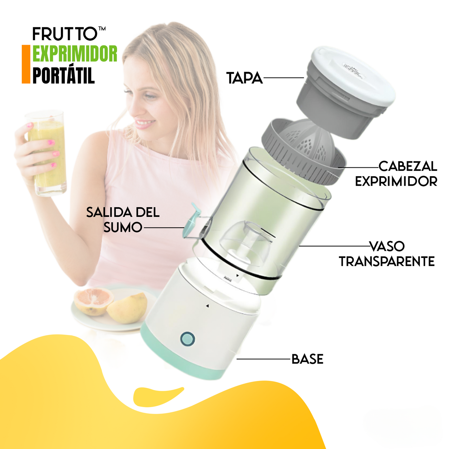 Frutto™ Exprimidor portátil